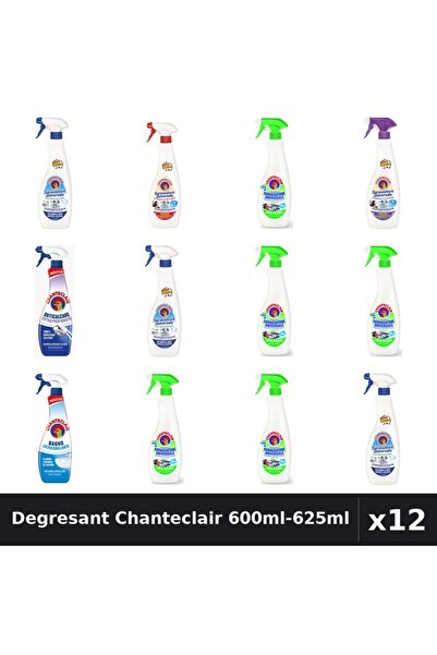 Chanteclair Set 12 Degresant Universal 600ml-625ml - 6 Arome, Bicarbonat, Lăm...