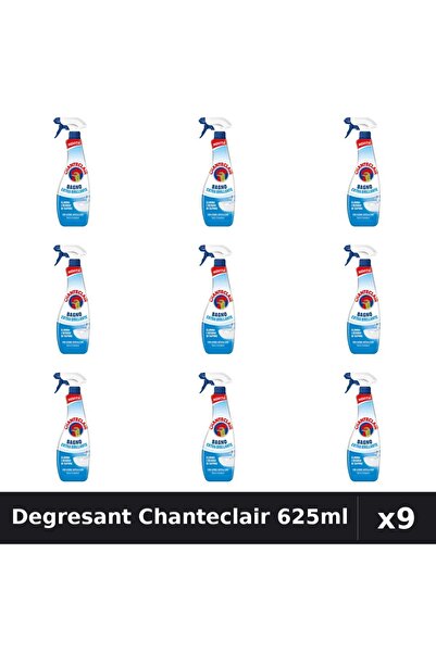Chanteclair Set 9 Degresant Universal 625ml - Extra Strălucire, Anticalcar Pu...