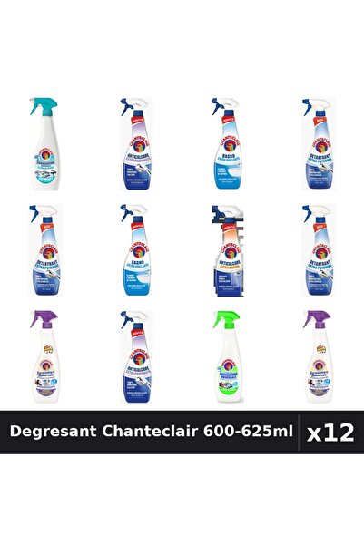Chanteclair Set 12 Degresant Universal 600-625ml - Anti-Miros, Lămâie, Mosc Alb