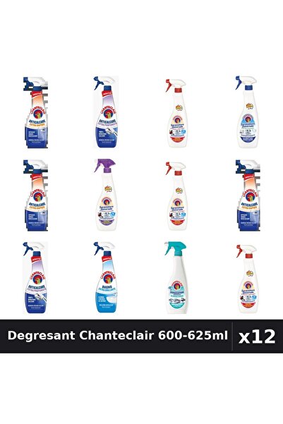 Chanteclair Set 12 Degresant Universal 600-625ml - 7 Arome, Anticalcar, Marsilia