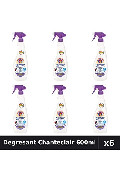 Chanteclair Set 6 Degresant Universal 600ml - Mosc Alb, Curățenie Eficientă