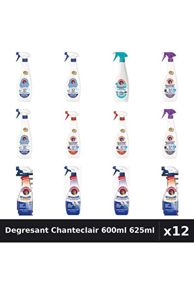 Chanteclair Set 12 Degresant Universal 600ml 625ml - Bicarbonat, Marsilia, Mo...
