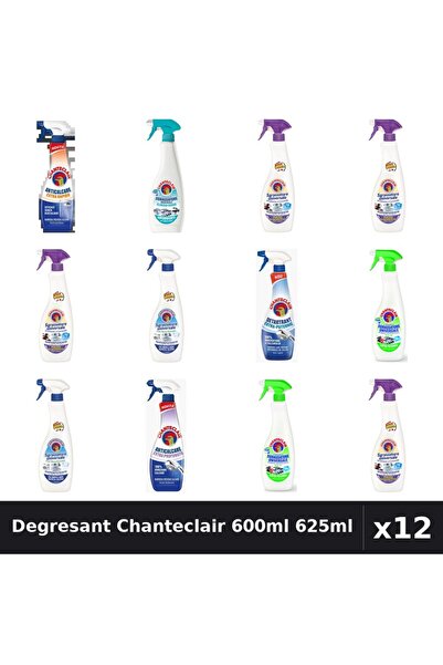 Chanteclair Set 12 Degresant Universal 600ml 625ml - 8 Arome, Anticalcar, Det...