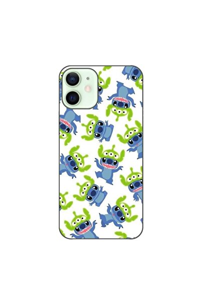 OEM Husa compatibila cu Apple iPhone 12 Mini Silicon Gel Tpu Model Stitch Pat...