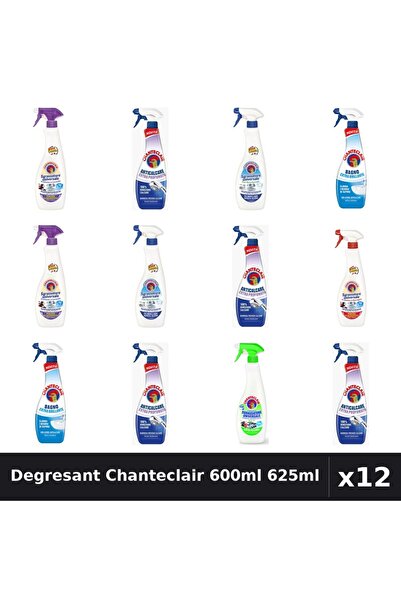 Chanteclair Set 12 Degresant Universal 600ml 625ml - 7 Arome, Bicarbonat, Lav...