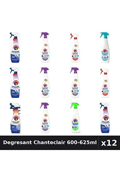 Chanteclair Set 12 Degresant Universal 600-625ml - 7 Arome, Anticalcar, Lavanda