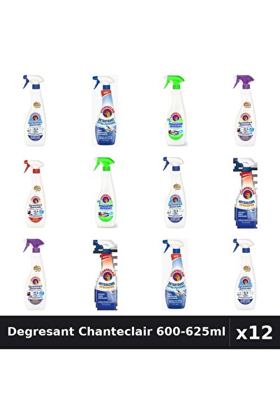 Chanteclair Set 12 Degresant Universal 600-625ml - 7 Arome, Bicarbonat, Lămâi...