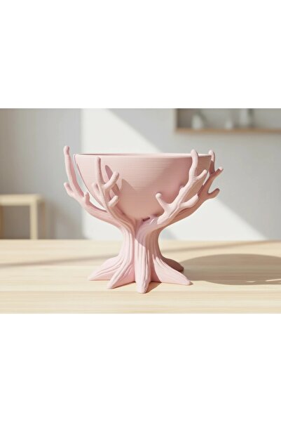 OEM Bol Decorativ cu Suport Tip Trunchi de Copac