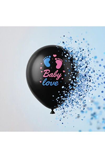 Generic Brand Blue Confetti Gender Balloon