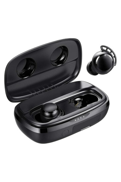Tribit Casti Wireless TWS FlyBuds 3 BTH92SC, Bluetooth 5.3, IPX8, Autonomie 1...