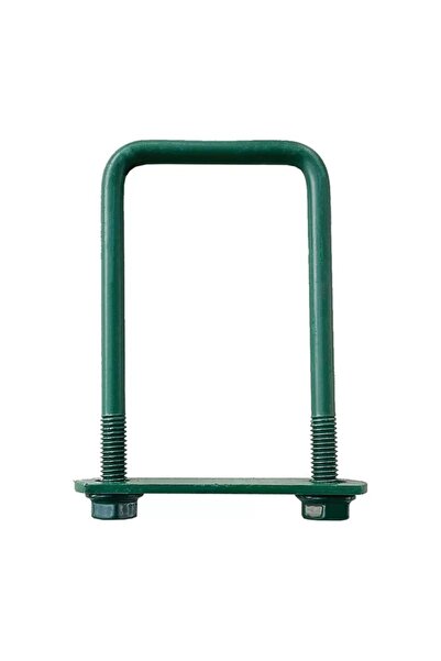 Rocast Set 5 x Brida Gard, 30 x 50 mm, pentru Fixare Panouri Gard, Stalp Rect...