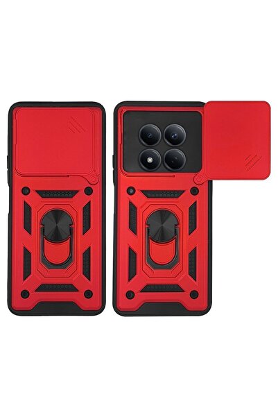 Sonique Θήκη Ring Armor CamPro για Xiaomi Redmi Note 15 Pro 4G Κόκκινο