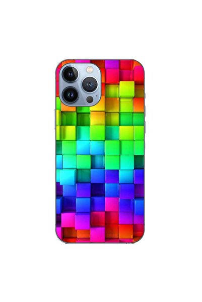 OEM Husa compatibila cu Apple iPhone 13 Pro Max Silicon Gel Tpu Model Colorfu...