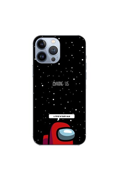 OEM Husa compatibila cu Apple iPhone 13 Pro Max Silicon Gel Tpu Model Among Us