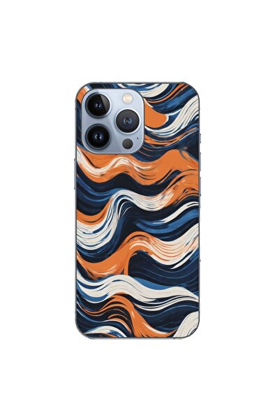 OEM Husa compatibila cu Apple iPhone 13 Pro Silicon Gel Tpu Model Abstract Cr...