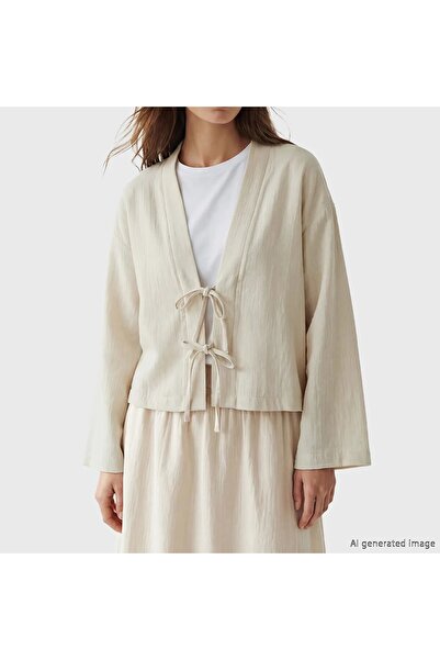 LC Waikiki LCW Modest Şal Yaka Oversize Kadın Kimono