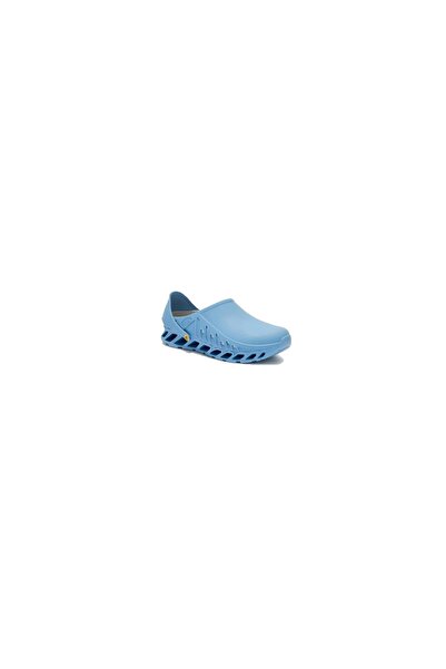 Scholl Evoflex autoclavable work clogs, light blue, size 41,