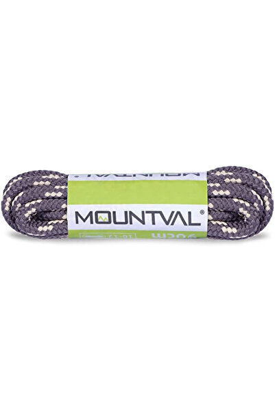 Mountval Sireturi incaltaminte, Mountval, Poliester, Lungime 180 cm, Gri/Alb
