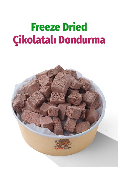 ÇITLAT ÇEREZ SHOP Freeze Dried Çikolatalı Küp Dondurma Dondurularak Kurutulmu...