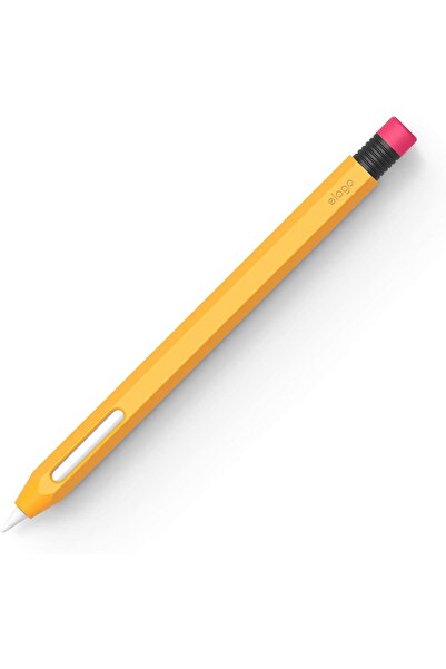 Elago Apple Pencil 2. Nesil Uyumlu Klasik Kalem Görünümlü Koruyucu Kılıf, Sarı