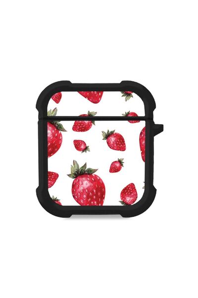 Sonique Θήκη Σιλικόνης Fruit Series για AirPods 1/2 Φράουλα 01