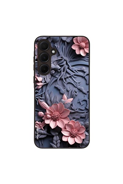 Sonique Θήκη 3D Flower Series για Samsung Galaxy A35 5G Ροζ 02
