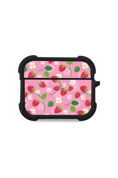 Sonique Θήκη Σιλικόνης Fruit Series για AirPods Pro / Pro 2 Φράουλα