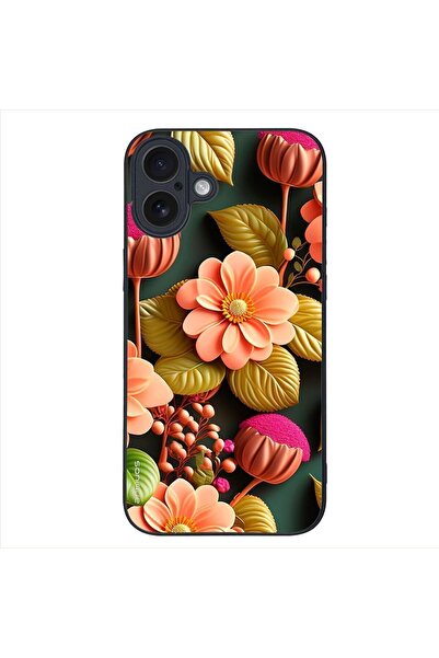 Sonique Θήκη 3D Flower Series για Apple iPhone 16 Plus Σομόν