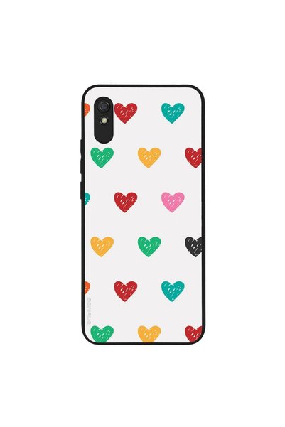 Sonique Θήκη Heart Series για Xiaomi Redmi 9A / Redmi 9AT Λευκό 02