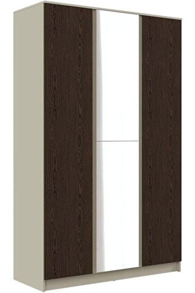 Danube Home Bellano 3 Door Wardrobe With Mirror | Sturdy Closet Clothes Stora...