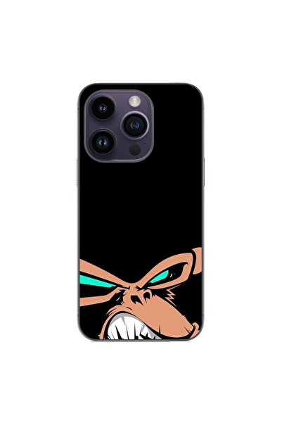 OEM Husa compatibila cu Apple iPhone 15 Pro Silicon Gel Tpu Model Angry Monkey