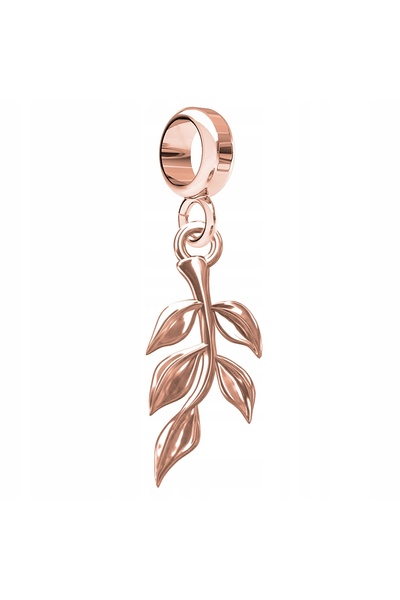 Larezo Charm, Model Frunze Aur Roz, Frunză, Inaltime 28.50mm, Culoare Auriu R...