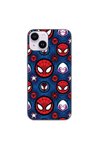 OEM Case compatible with Apple iPhone 15 Silicone Gel Tpu Model Spiderman Fac...