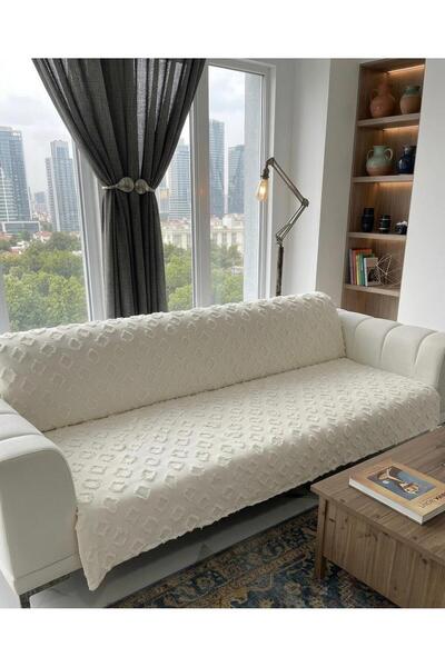 ROYAM Sofa Cover Sofa Bed Cover 175 X 215 Luxury Fabric Chenille Jacquard Bea...