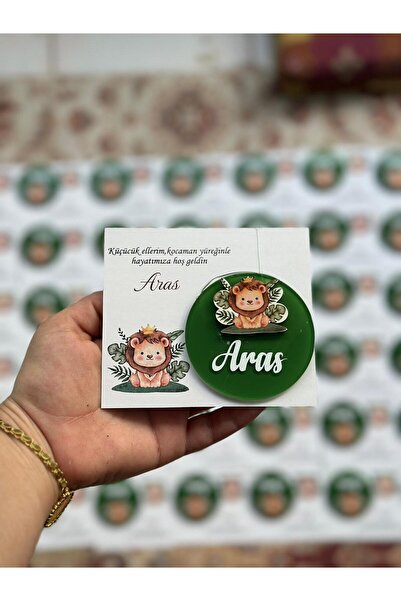 Butik Bebek Aslan Figürlü Magnet