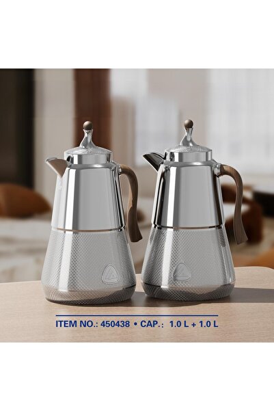 LALOZA New Style Elegant Design 1/1L Tea and Coffee Two Pieces Tramss Set