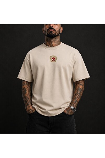 VEK Turkish Kurt Arma Oversize T-Shirt Unisex 100% Cotton Premium Quality Min...
