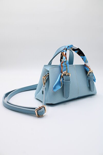 LASSO Women's Mini Scarf Handle Crossbody Hand and Shoulder Bag