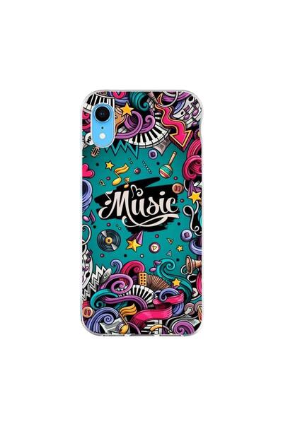 OEM Калъф, съвместим с Apple iPhone XR, силиконов гел TPU, с десен Поп арт му...