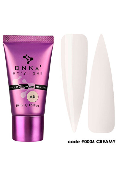 OEM Gel acrilic pentru unghii, Tub cu gel acrilic # 0006 Cremă DNKa, 30ml