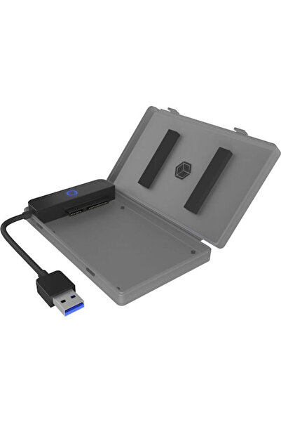 ICY BOX Θήκη για Σκληρό Δίσκο 2.5 " SATA III με Σύνδεση USB 3.2 Γκρι 60979 Κω...