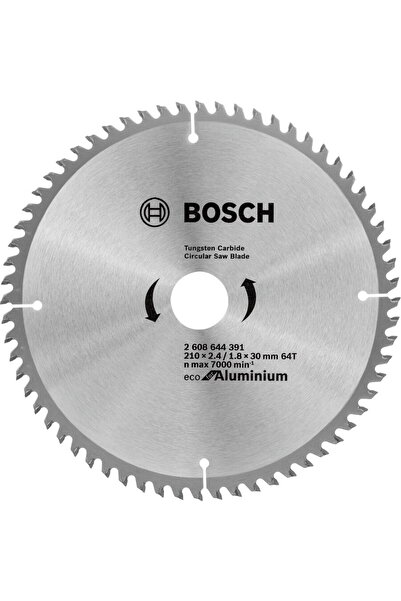 Bosch Disc circular pentru aluminiu, 210 x 30 x 1.8 mm, 64 dinti