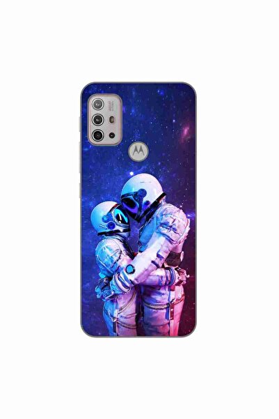 OEM Husa compatibila cu Motorola Moto G10, G30 Silicon Gel Tpu Model Astronau...