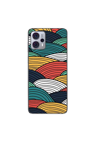 OEM Husa compatibila cu Motorola Moto G13 Silicon Gel Tpu Model Abstract Stri...