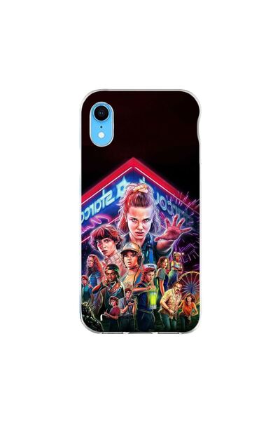 OEM Husa compatibila cu Apple iPhone XR Silicon Gel Tpu Model Stranger Things...