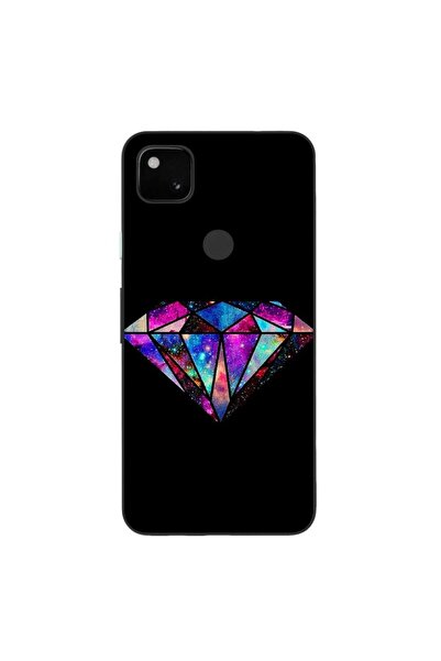 OEM Husa compatibila cu Google Pixel 4A Silicon Gel Tpu Model Diamond Black