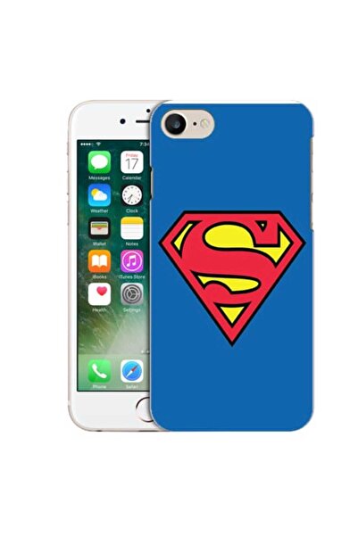 OEM Husa compatibila cu Apple iPhone 7 Silicon Gel Tpu Model Superman