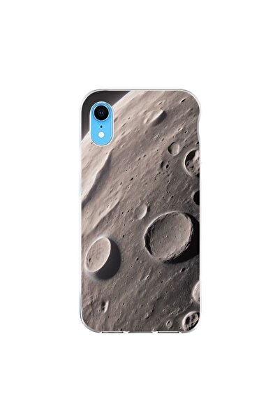 OEM Husa compatibila cu Apple iPhone XR Silicon Gel Tpu Model Moon Surface