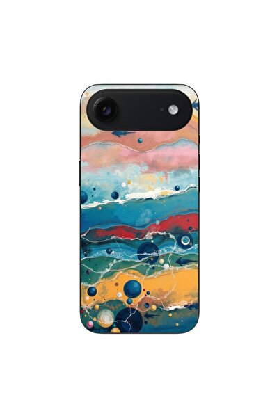 OEM Калъф, съвместим с Apple iPhone, от силиконов гел TPU, с дизайн  "Воден с...