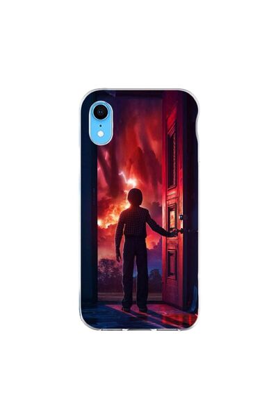 OEM Husa compatibila cu Apple iPhone XR Silicon Gel Tpu Model Stranger Things...